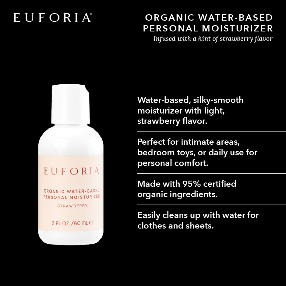 Water Based Personal Moisturizer - Organic Strawberry (1 LEFT)
