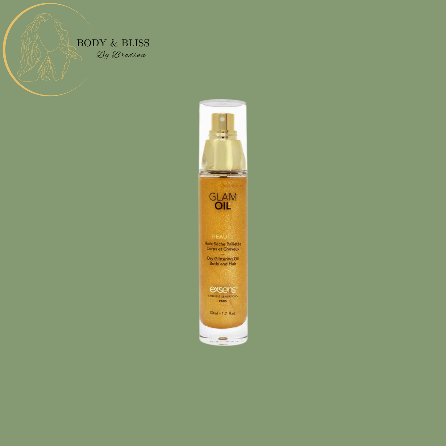 Glam Oil with Glitter