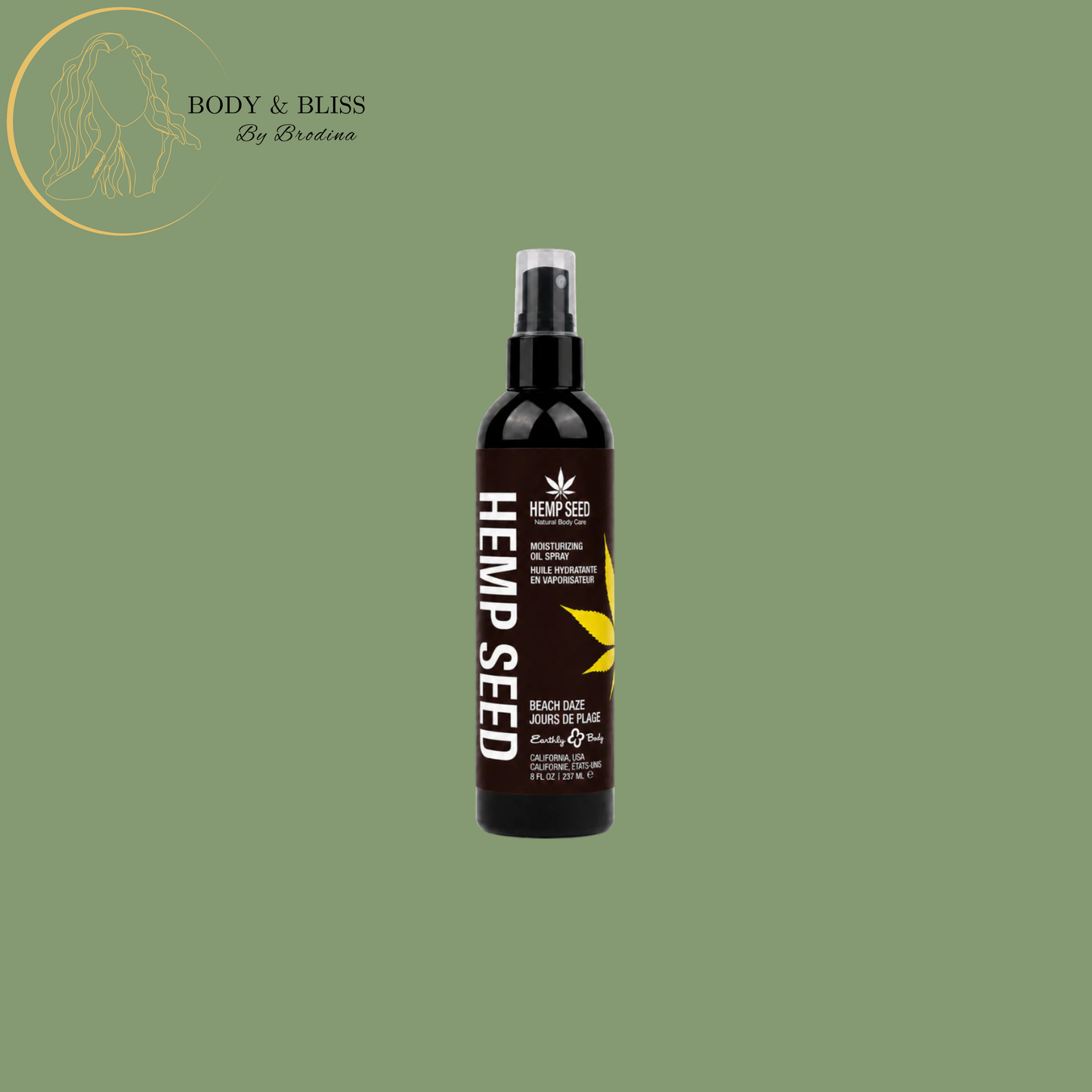 Hemp Seed Moisturizing Body Oil