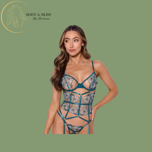 Nova Blacklight Lace Corset