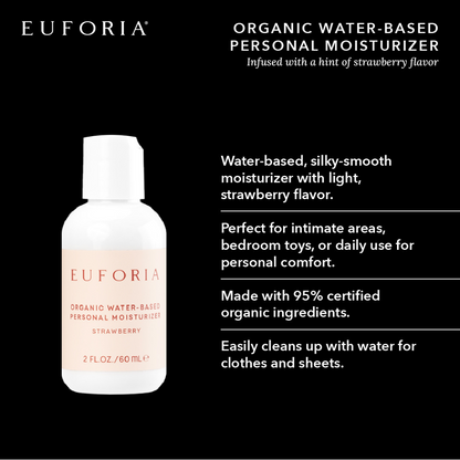 Water Based Personal Moisturizer - Organic Strawberry (1 LEFT)